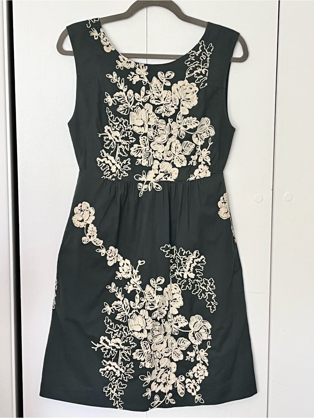J.Crew Factory Mirabel Embroidered Tank Dress Size 0